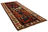 Bakhtiari - Qashqai Persian Carpet 395x148 - Picture 1