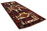 Bakhtiari - Qashqai Persian Carpet 436x154 - Picture 1
