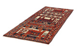Bakhtiari - Qashqai Persian Carpet 298x126 - Picture 2