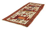 Bakhtiari - Qashqai Persian Carpet 335x130 - Picture 2