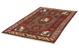 Koliai - Kurdi Persian Carpet 243x139 - Picture 2