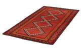 Yalameh - Qashqai Persian Carpet 222x114 - Picture 2