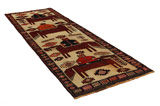 Bakhtiari - Qashqai Persian Carpet 383x127 - Picture 1