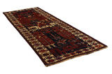 Bakhtiari - Qashqai Persian Carpet 369x142 - Picture 1