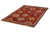 Yalameh - Qashqai Persian Carpet 195x125 - Picture 2