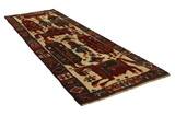 Bakhtiari - Qashqai Persian Carpet 414x139 - Picture 1