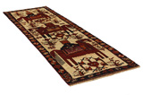 Bakhtiari - Qashqai Persian Carpet 365x116 - Picture 1