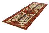 Bakhtiari - Qashqai Persian Carpet 403x131 - Picture 2