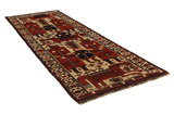 Bakhtiari - Qashqai Persian Carpet 396x136 - Picture 1