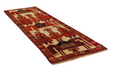 Bakhtiari - Gabbeh Persian Carpet 375x120 - Picture 1