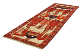Bakhtiari - Gabbeh Persian Carpet 375x120 - Picture 2