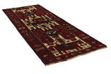 Bakhtiari - Qashqai Persian Carpet 347x131 - Picture 1