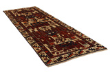 Bakhtiari - Qashqai Persian Carpet 387x136 - Picture 1