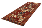 Bakhtiari - Qashqai Persian Carpet 397x135 - Picture 2