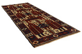 Bakhtiari - Qashqai Persian Carpet 406x157 - Picture 1