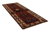 Bakhtiari - Qashqai Persian Carpet 394x138 - Picture 1