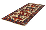 Bakhtiari - Qashqai Persian Carpet 340x133 - Picture 2