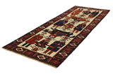 Bakhtiari - Qashqai Persian Carpet 388x130 - Picture 2