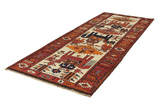 Bakhtiari - Qashqai Persian Carpet 399x147 - Picture 2