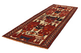 Bakhtiari - Qashqai Persian Carpet 378x134 - Picture 2