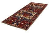 Bakhtiari - Qashqai Persian Carpet 385x137 - Picture 2