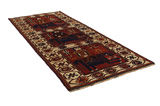 Bakhtiari - Qashqai Persian Carpet 374x149 - Picture 1