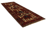 Bakhtiari - Qashqai Persian Carpet 448x146 - Picture 1