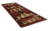Bakhtiari - Qashqai Persian Carpet 416x144 - Picture 1
