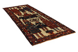 Bakhtiari - Qashqai Persian Carpet 384x152 - Picture 1