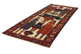 Bakhtiari - Qashqai Persian Carpet 384x152 - Picture 2
