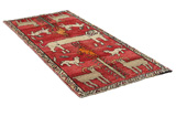 Qashqai - Gabbeh Persian Carpet 211x100 - Picture 1