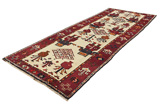 Bakhtiari - Qashqai Persian Carpet 403x148 - Picture 2