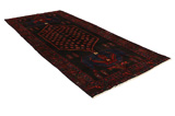 Senneh - Kurdi Persian Carpet 349x151 - Picture 1