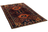 Bakhtiari Persian Carpet 240x135 - Picture 1