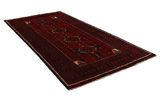 Turkaman Persian Carpet 246x128 - Picture 1