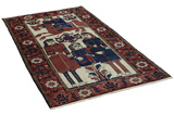 Bakhtiari Persian Carpet 207x113 - Picture 1