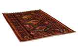 Qashqai Persian Carpet 190x140 - Picture 1