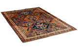 Bakhtiari Persian Carpet 225x155 - Picture 1