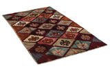 Gabbeh - Bakhtiari Persian Carpet 232x125 - Picture 1