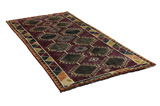 Gabbeh - Qashqai Persian Carpet 265x123 - Picture 1