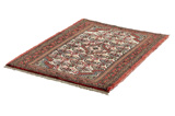 Enjelas - Hamadan Persian Carpet 90x67 - Picture 2