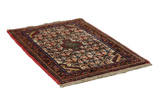 Enjelas - Hamadan Persian Carpet 95x65 - Picture 1