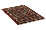 Enjelas - Hamadan Persian Carpet 95x67 - Picture 1