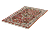 Enjelas - Hamadan Persian Carpet 95x62 - Picture 2