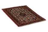 Enjelas - Hamadan Persian Carpet 94x63 - Picture 1