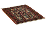 Enjelas - Hamadan Persian Carpet 83x66 - Picture 1