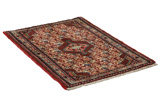 Enjelas - Hamadan Persian Carpet 94x66 - Picture 1