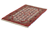 Enjelas - Hamadan Persian Carpet 100x66 - Picture 2