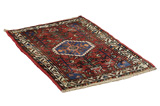 Borchalou - Hamadan Persian Carpet 83x56 - Picture 1