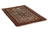 Enjelas - Hamadan Persian Carpet 90x62 - Picture 1